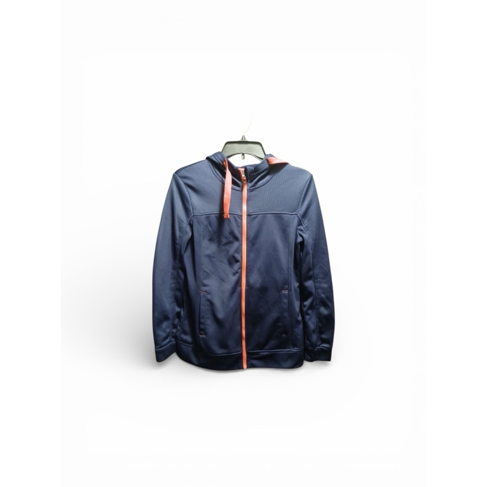 Cascade Sport Women's Blue & Coral Full-Zip Hoodie - Size S - JC455